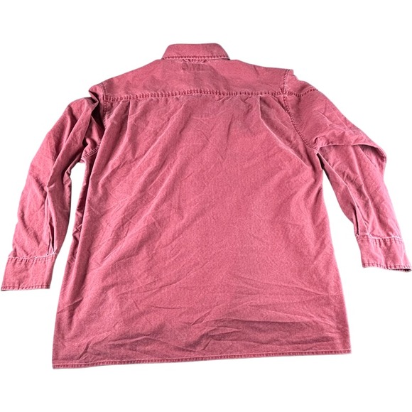 Columbia Vertex Men's XL Red Fishing Shirt Long Sleeve Zip Chest Pockets - Picture 5 of 8